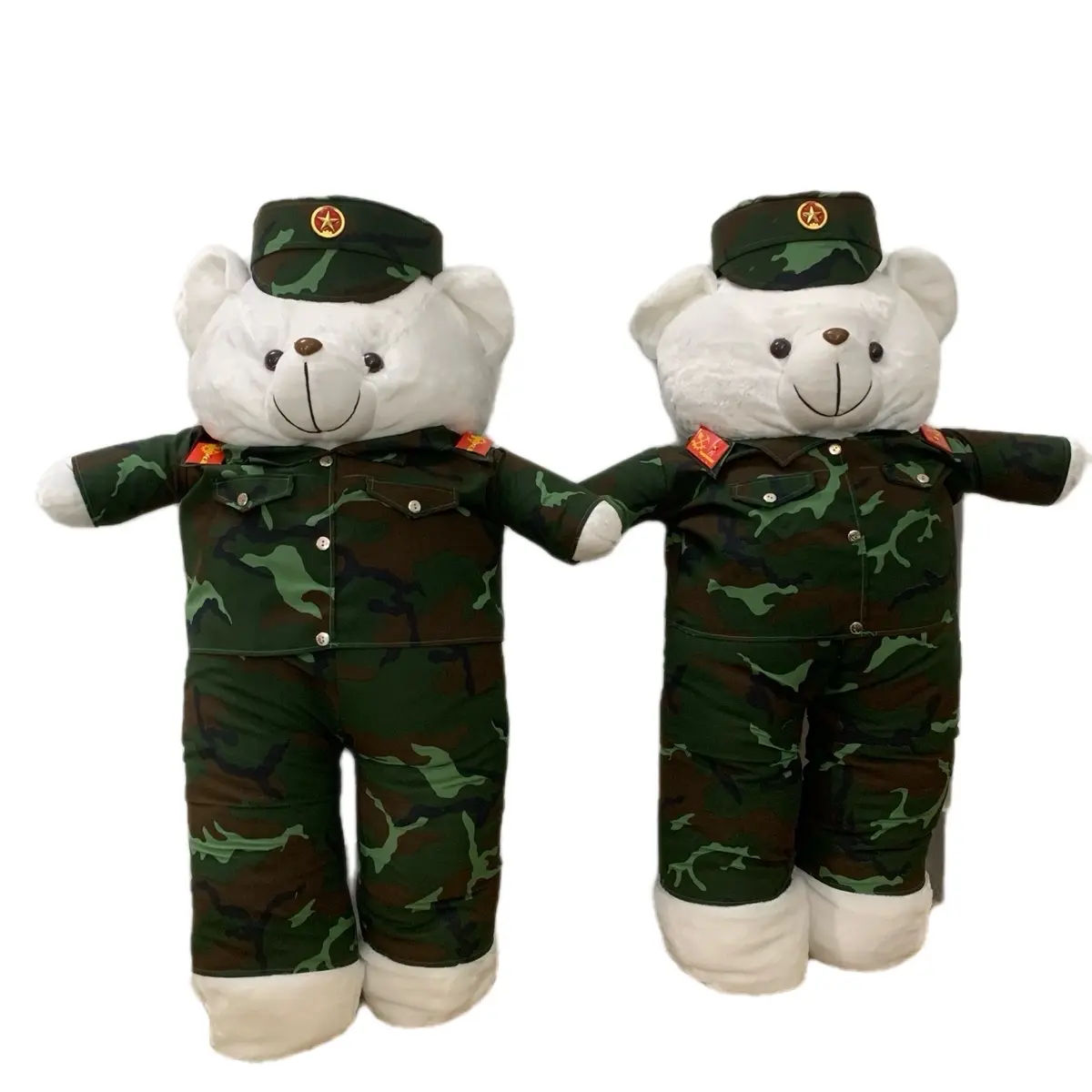 Gấu bông Rằn ri CÔNG BINH k20 , size 90cm , có in tên, gấu bông đẹp