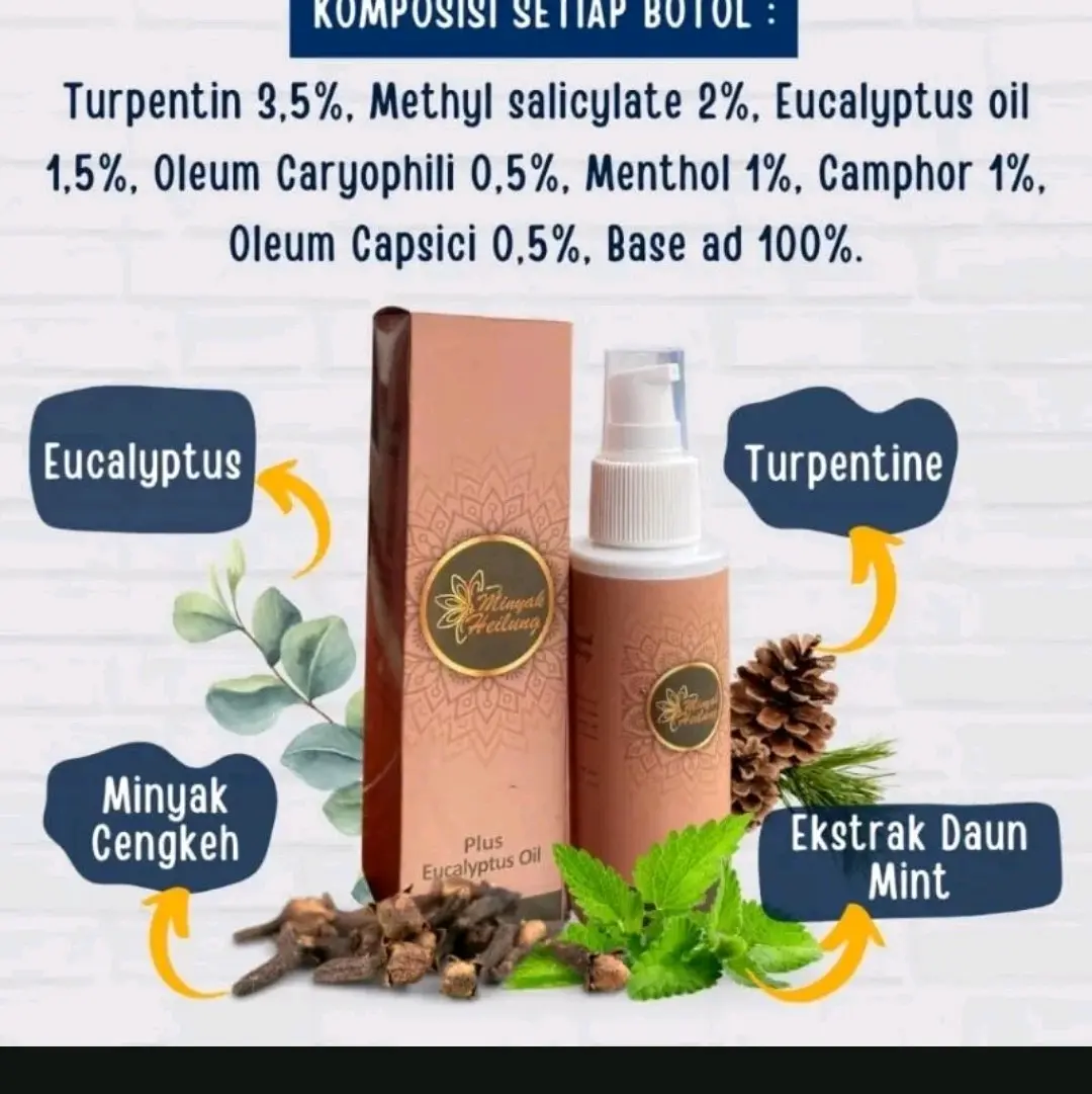 Minyak Heilung Oil atasi stroke dan saraf kejepit asam lambung terapi sembuh tanpa obat