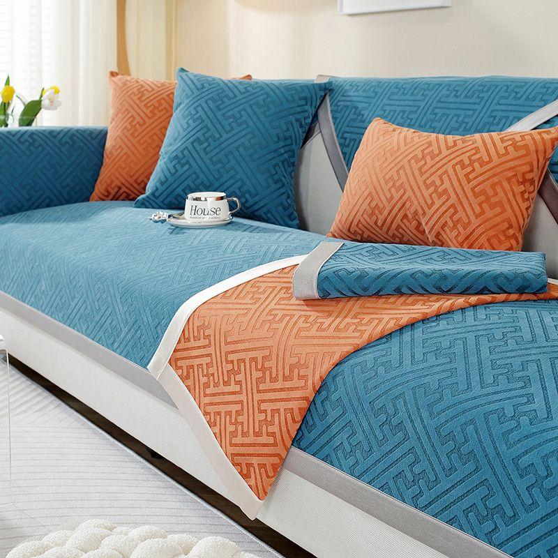 Đệm Sofa, Chất Liệu Chenille, Chống Trượt, Phù Hợp Mọi Mùa, Hàng Mới Về, Đệm Sofa Thủ Công, Thiết Kế Sang Trọng Cấp Cao Cấp, Bộ Vỏ Bọc Ghế Sofa Cao Cấp 2