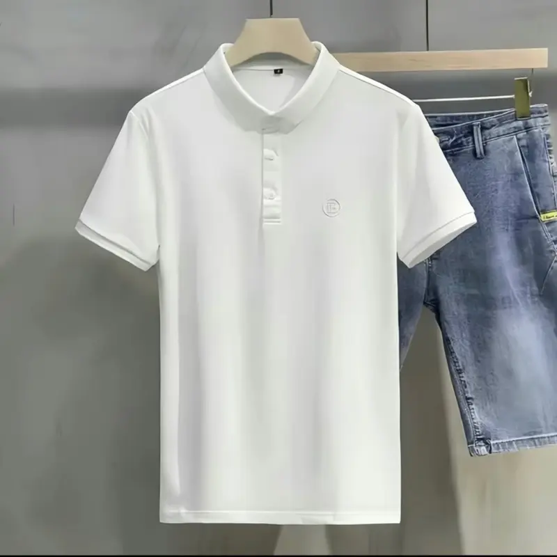 Áo polo nam nữ thêu chữ IB 4