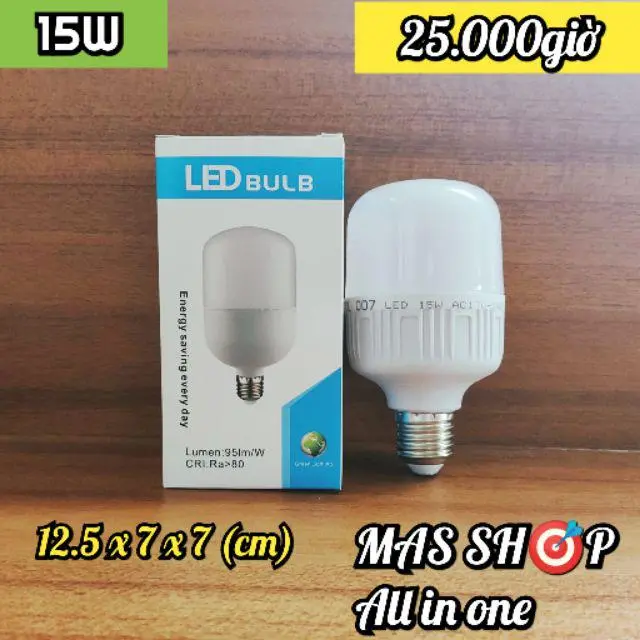 Bóng đèn LED trụ 5W - 10W - 15W - 20W - 30W / SIÊU TIẾT KIỆM 6