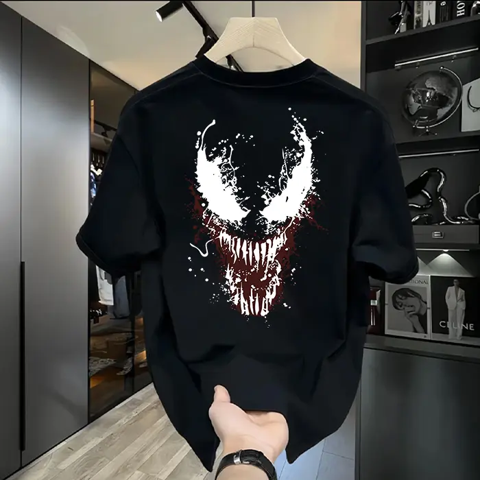 2024 New Short sleeved T-shirt Summer Trendy Round Neck Unisex Versatile Half Sleeved T-shirt Pure Cotton Top