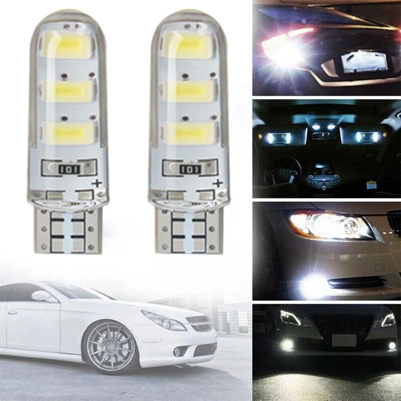 Product Introduction of Silicone W5W Glue Display Light High-brightness Small Bubble 12V 2 PCS Automobile LED Width Indicator Light For T10 5630 6SMD 26