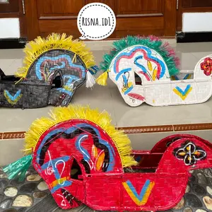 (BISA COD) Kuda Lumping FULL BAMBU -+65cm Jaranan Foto Vidio Asli