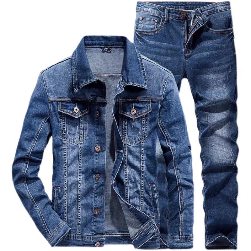  COMBO QUẦN JEANS NAM + ÁO KHOÁC JEAN NAM CAO CẤP ÁO KHOÁC NAM BASIC ÁO KHOÁC NAM ĐẸP 1 