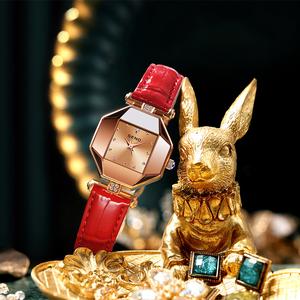 Jam Tangan Wanita, Fesyen Langsung, Hiasan Berlian, Reka Bentuk Mudah, Kalis Air, Diperbuat daripada Aloi, Jam Tangan Kuarza Kulit Tiruan, Jam Tangan Borong Merentas Sempadan