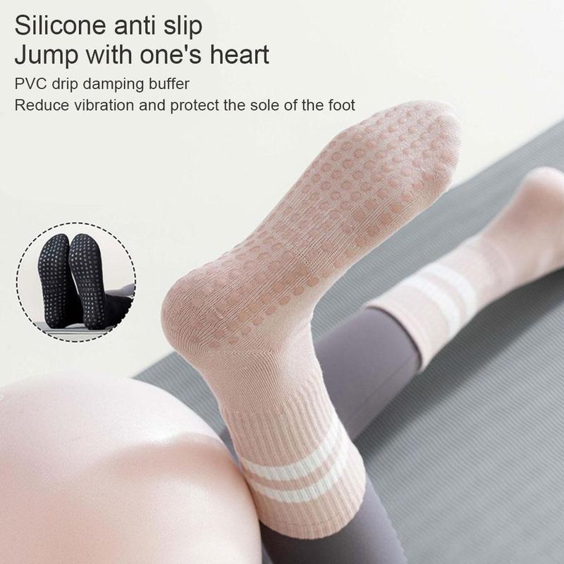 Product Introduction of 1 Pair Breathable Yoga Socks Anti-slip Sports Socks Dance Fitness Socks Training Pilates Socks I4W8 23