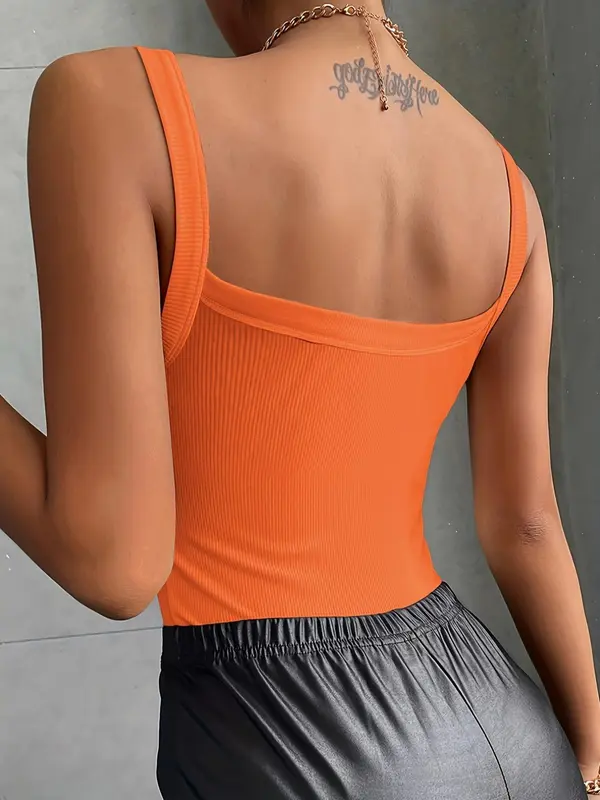 Ladies' camisole jumpsuit, revealing chest, sexy and fashionable jumpsuit 6