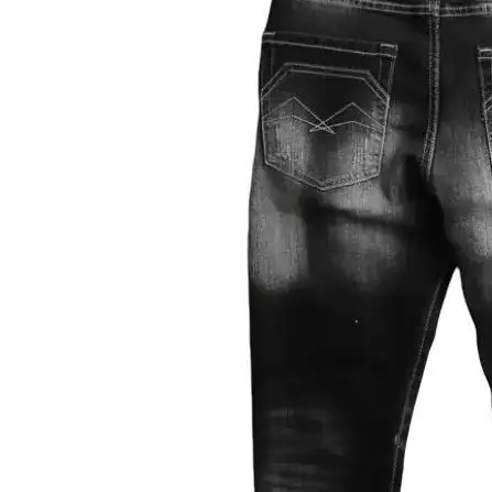 (JD 19-12) Quần Jean Nam Cao Cấp Màu Đen Xám Wash Bạc Phối Kiểu Sướt Nhẹ Màu Thời Trang Jean Co Dãn 4 Chiều Menswear Có Túi Pants 3