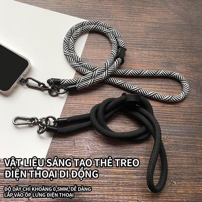 Dây Đeo Buộc Điện Thoại Di Động Dây Treo Điện Thoại Chống Thất Lạc, Dây Đeo Cổ, Dây Chuyền Buộc Ổn Định Ngoài Trời, Miếng Vá