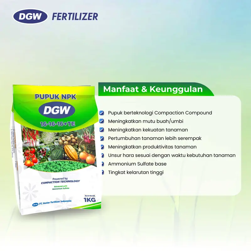 (BELI 7 GRATIS KAOS) DGW - PUPUK NPK 16-16-16-TE @1 KG 3
