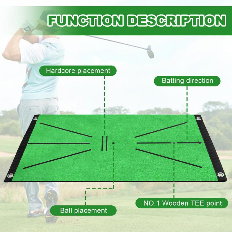 Product Introduction of Golf Training Mat Swing Track Practice Marking Pad Detection Batting Ball Trace Directional Mat 30X60CM Golf Swing Practice Mats 33
