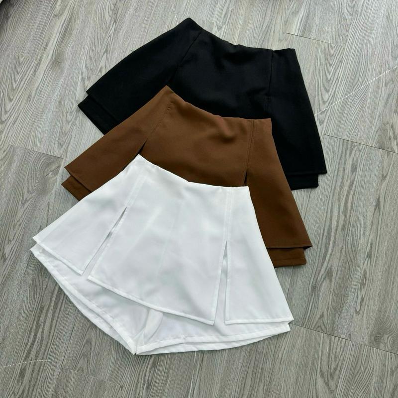 Quần váy bigsize , dáng A trên gối xẻ tà 2 bên có chun sau mềm mại dành cho nữ (60-95kg) GVC