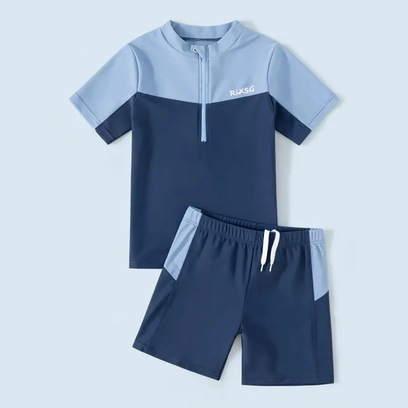 Pakaian Renang Kanak-kanak, untuk Lelaki, Baju Renang Belah Lelaki Besar, Ketibaan Baru, Sesuai untuk Latihan Profesional Remaja, Baju Renang Outdoor Sport Swimwear Demon Slayer