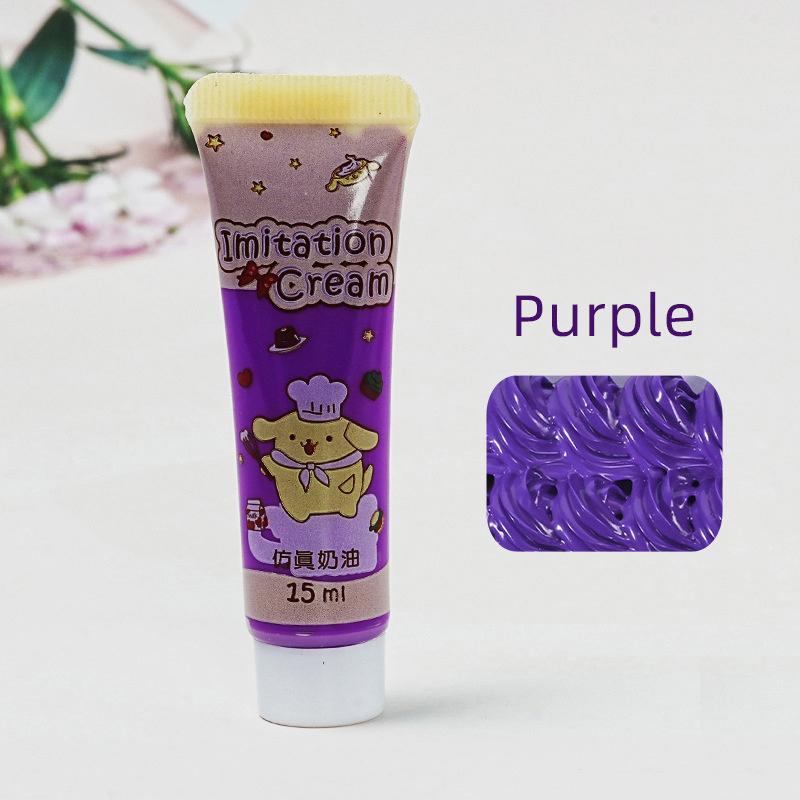 Product Introduction of Gel Krim Simulasi, 15ML / Botol, Kraf DIY, Tanah Liat Krim Sebat Palsu, Sesuai untuk Sarung Telefon dan Mudah Alih, Hiasan Tanah Liat Lembut Krim Kek 23