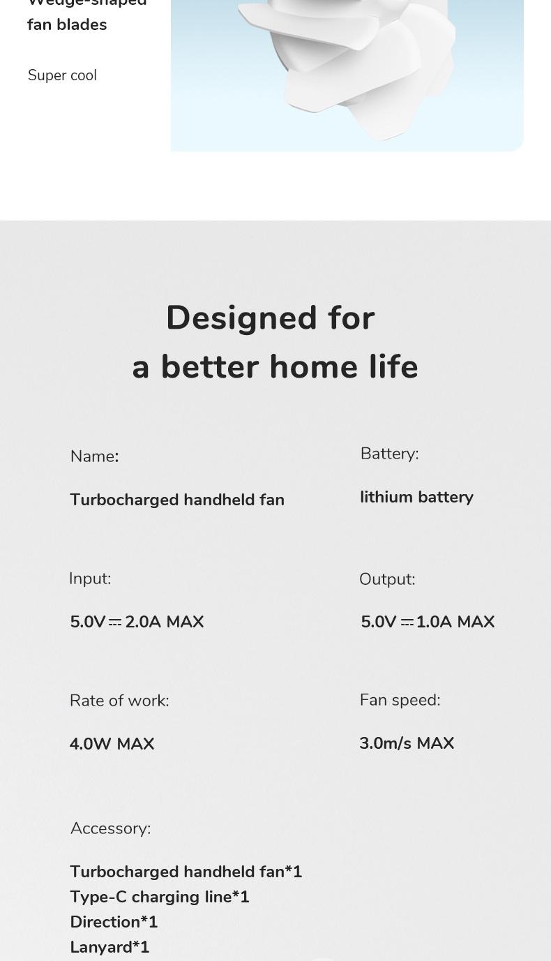 Product Introduction of JISULIFE Mini Fan Portable Leafless Pocket Fan USB Rechargeable 4500mAh Battery Desk Fan Strong Wind Mobile 17