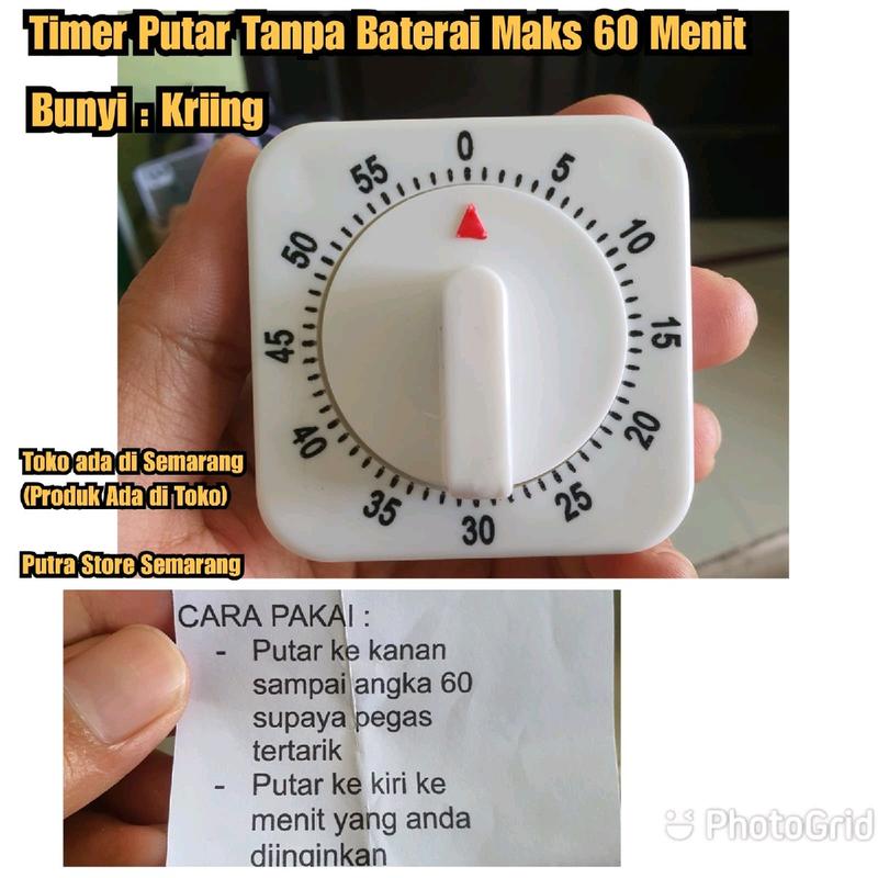 Timer Putar Awet Timer Putar tanpa baterai timer dapur tanpa baterai timer Pewaktu ...