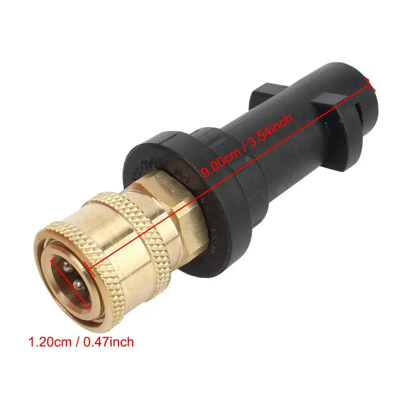 High Pressure Cleaning Gun Connector, Motorcycle Household Washing Tool, Universal Water Gun Connector For Karcher K K2 K3 K4 K5 K6 K7 1
