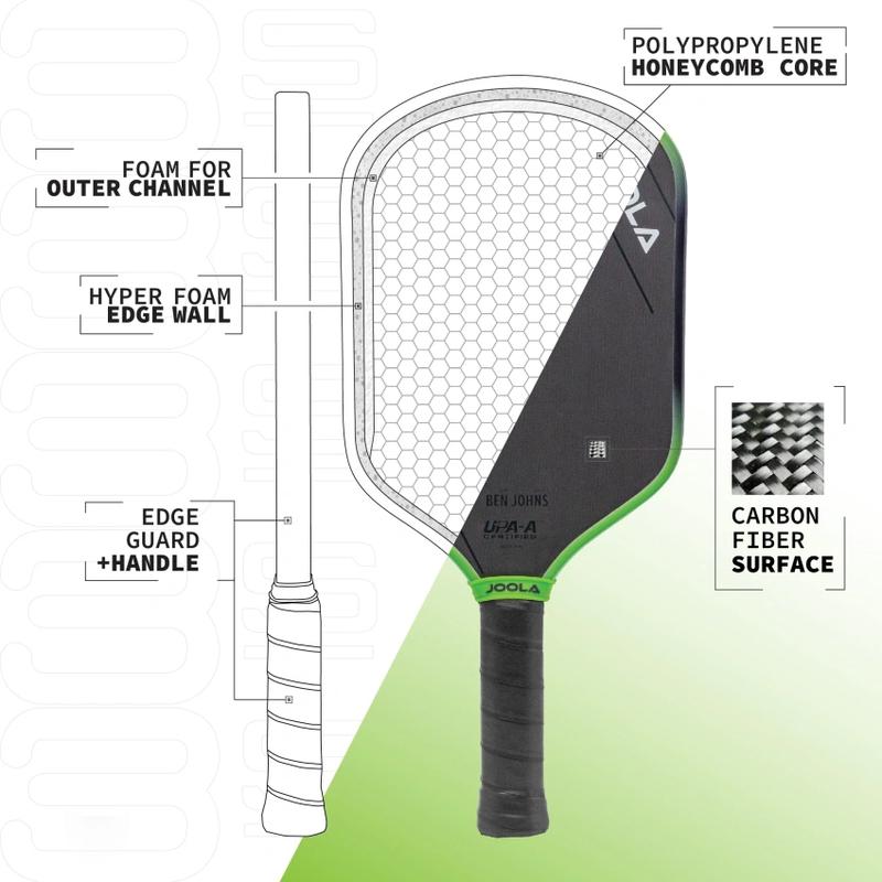 Product Introduction of Vợt Pickleball Joola 3S Chất Liệu Carbon NFC Chip Siêu Nhám Công Thủ Toàn Diện 14