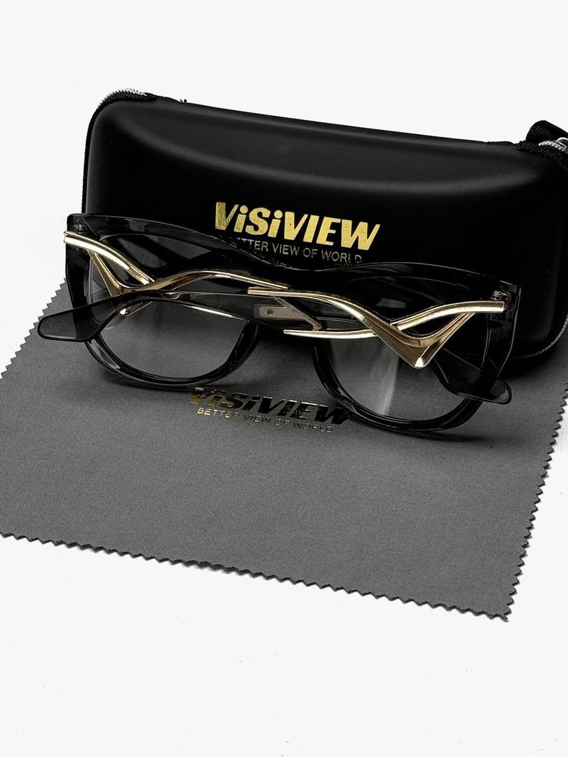 Product Introduction of Unisex Stylish Full-frame Glasses, Square Clear Lenses Anti-blue Light Glasses, Fashion Eyewear for Work, Daily Clothing Decor, for Student Daily Use, with Zipper Glasses Box & Glasses Cloth 7