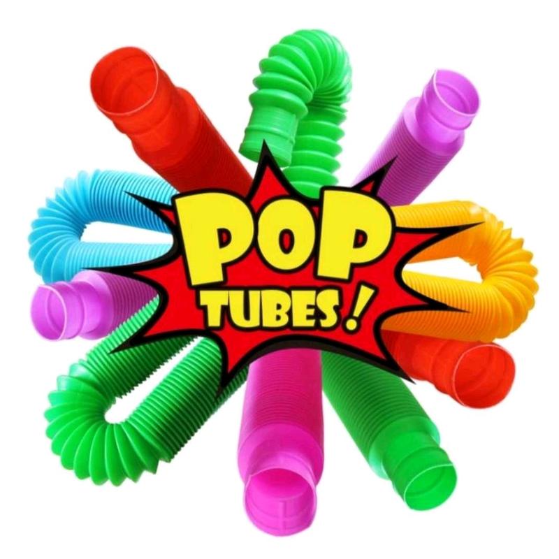 Mainan LED POP FIDGET TUBES SENSORY TOYS/Mainan anak Murah Lampu LED bisa Kreasikan bentuk apa ajah/Mainan anak Lampu warna warni Selang Pipa Light Up Pop Pipes Toys 3