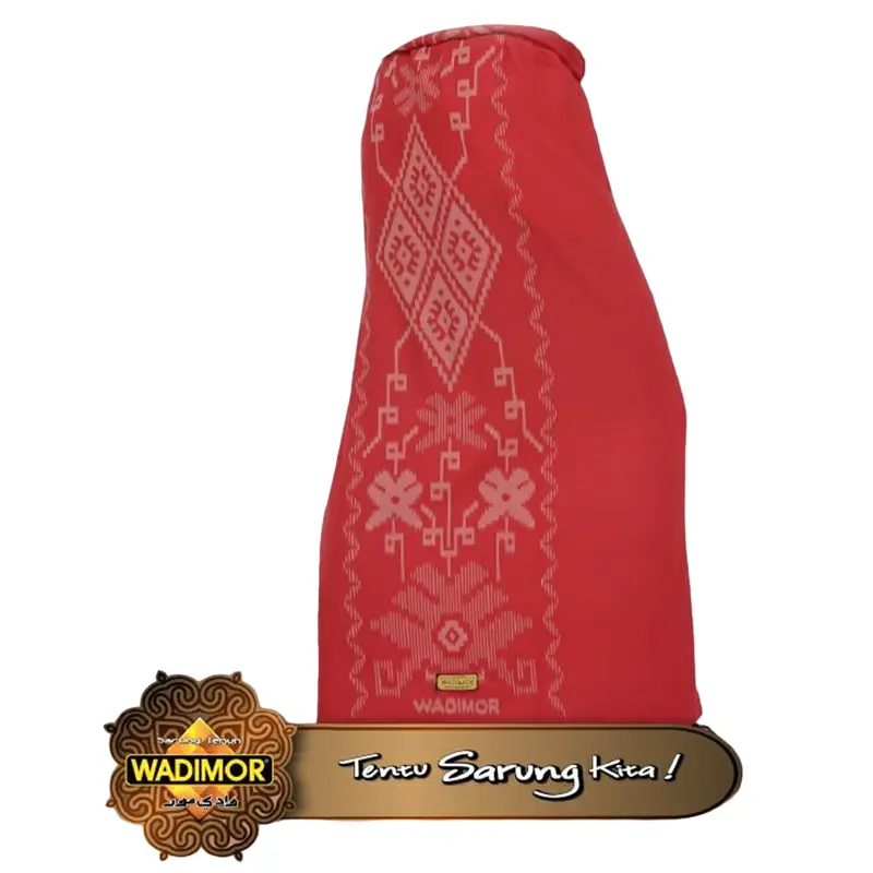 Wadimor Sarung Tenun Motif Tumpal Kembang Polos 5