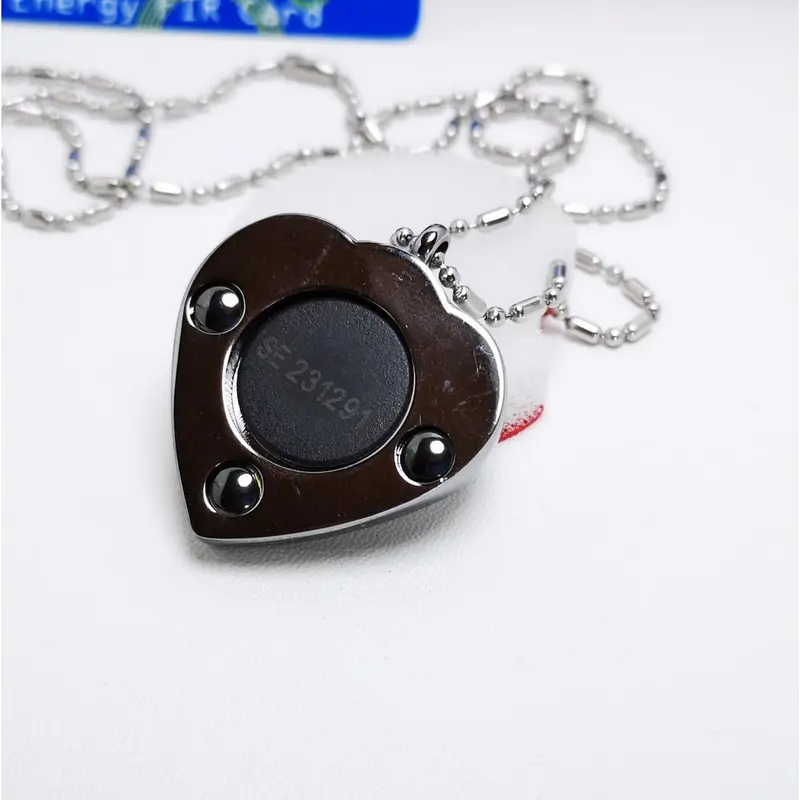 TERLARIS Kalung Kesehatan Terapi Asli - Quantum pendant asli - kalung kesehatan bio energi - kalung kesehatan liontin love permata full 3