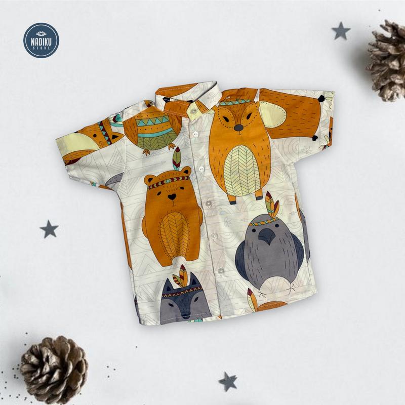 Kemeja Anak Motif, Kemeja Anak Katun Premium, Kemeja Anak Motif , Kemeja Anak, Kemeja anak laki, kemeja anak perempuan, Kemeja anak motif, kemeja anak premium, baju anak, baju anak motif Fashion 0