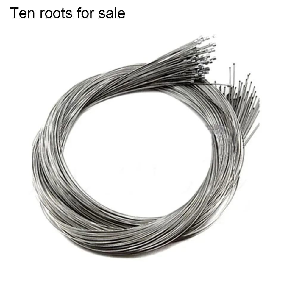 Swazsdk 10Pcs 1.75M MTB Bike Bicycle Shift Derailleur Stainless Steel Inner Wire Line
