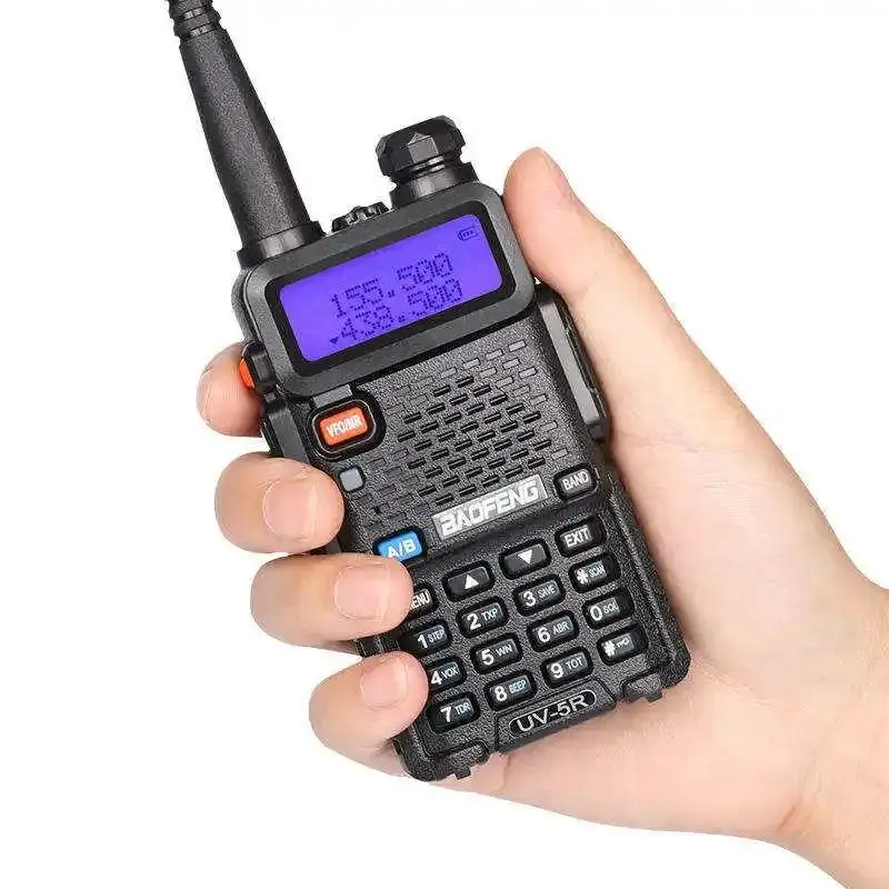 Baofeng UV-5R Dual Band Two Way Ham Radio Transceiver, Long Range Supports CHIRP Portable Handheld Walkie Talkie, Digital Intercom, Electronic Gadgets, Boyfriend Gift
