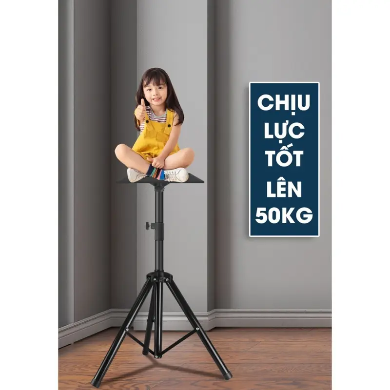 Giá Đỡ Máy Chiếu 3 Chân 1m8 Corisu Đa Năng Di Động, Điều Chỉnh Độ Cao Linh Hoạt, Có Thể Gấp Gọn, Nhẹ, Chắc Chắn Dễ Dùng Phụ Kiện 3