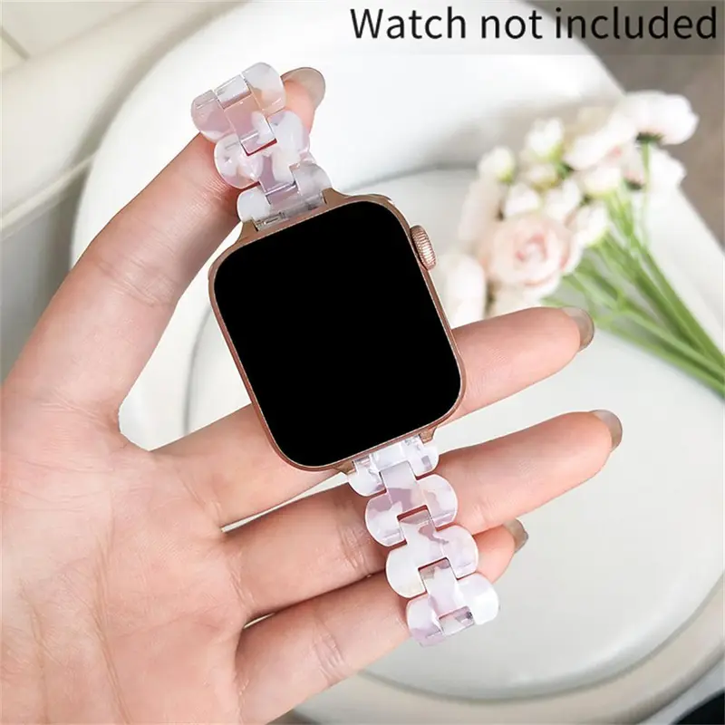 GIROUETTE Fashion Watch Band (Band Only), Stylish Watch Band for Women, Replacement Watch Band for Apple Watch Series 9 8 7 6 5 4 3 2 1 SE SE2 6