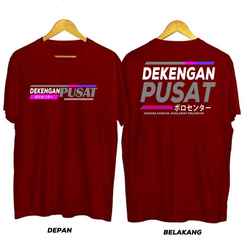 KAOS DEKENGAN PUSAT PRIA LENGAN PENDEK BAHAN KATUN CVC ADEM TIDAK BIKIN GERAH VIRAL TIK TOK Nyaman Distro 1
