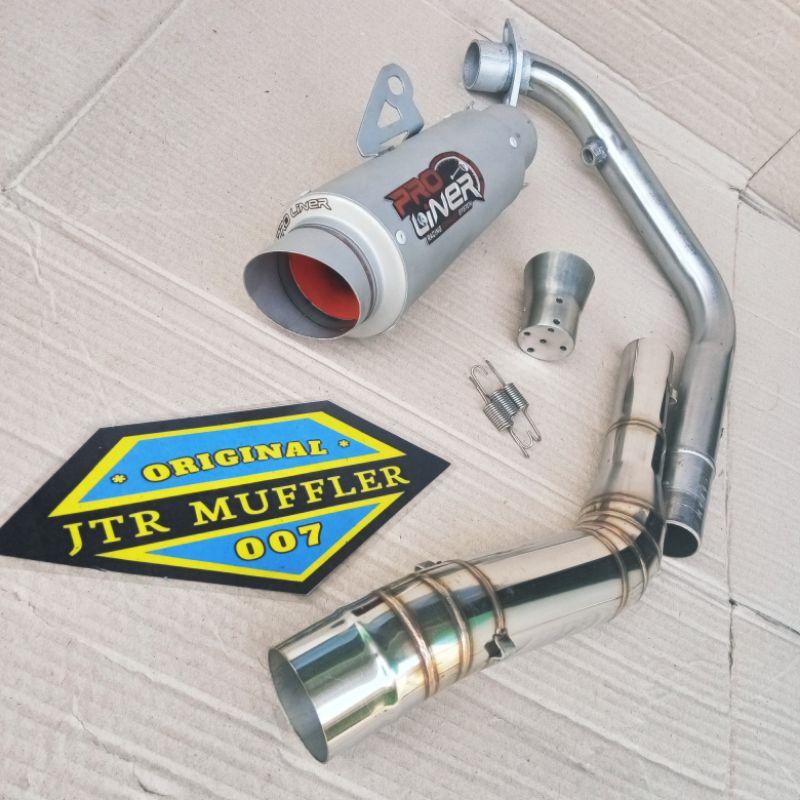 Knalpot racing PROLINER TR-1 R CBR 150R R15 V2 V3 VIXION SONIC SUPRA GTR CB150R MX KING GSX R150 VERZA SATRIA FU JUPITER MX Silincer Motorcycle Motor 7