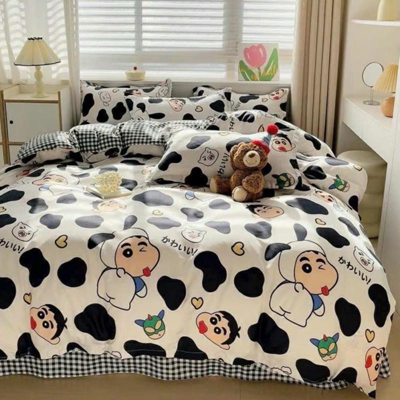 Sét 5 món chăn ga hót của năm ( chăn phao sẵn ruột + 1 ga bọc nệm + 2 vỏ gối nằm + 1 vỏ gối ôm ) 4