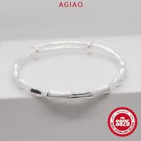 Gambar AGIAO Gelang Simpul Bambu Matte Mengkilap Gaya Retro Cina Gelang Tarik-Dorong Yang Dapat Disesuaikan - perak, Dapat disesuaikan dari A.GIAO.ID Kab. Gresik 1 Tokopedia