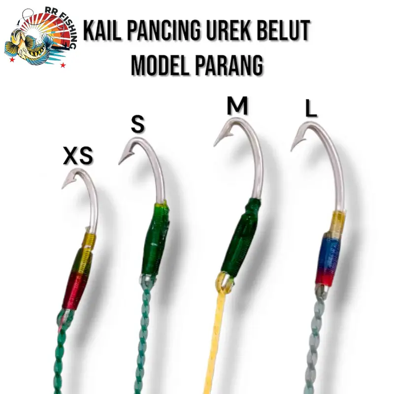 Mata Kail Urek Belut Model Prang tersedia 5 Ukuran 0