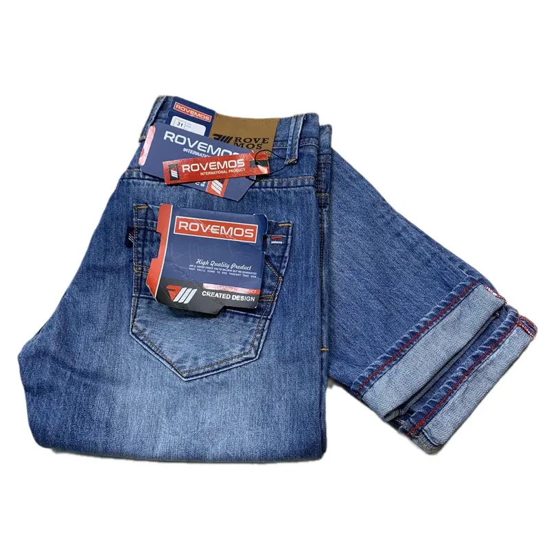 Celana Jeans Pria Panjang Size 28 - 38 Reguler Fit Tebal Lembut Distro Nyaman Dewasa Denim Cowok 6