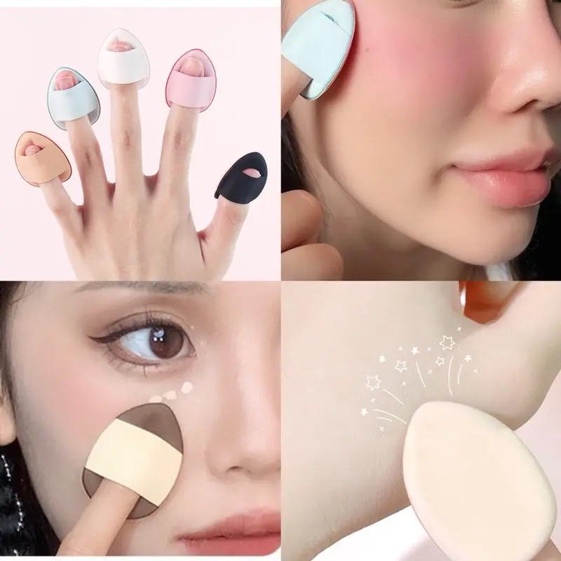 Bông Mút trang điểm đánh nền đeo ngón tay tiện dụng