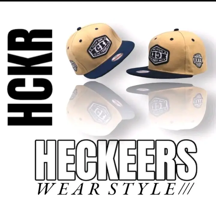 Topi Snapback Baseball HCKR Premium Distro Original Pria Wanita Katun 1