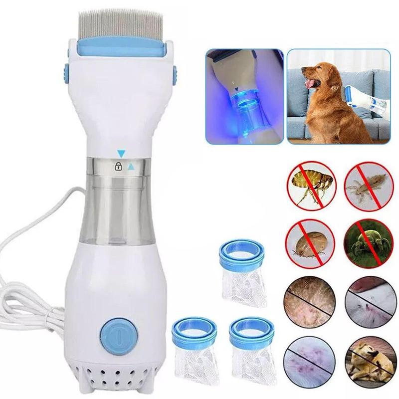 Product Introduction of Lược Chấy Cho Đầu Thú Cưng, Lược Chấy Điện, Dụng Cụ Lấy Rệp Bọ Chét, Phụ Kiện Bắt Bộ Lọc, Làm Sạch Chấy M7A0 15