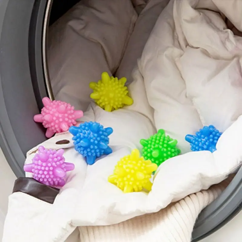 RD Bola Pembersih Pakaian Alat Pembersih Baju Pencuci Pakaian Anti Kusut Washing Laundry Ball Silicon 3