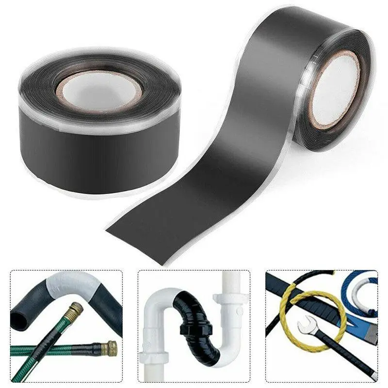 Waterproof Silicone Self-adhesive Tape, Bath & Kitchen Caulking Tape Sealant Strip, PVC Self Adhesive Bath & Wall Sealant Tape Caulk, Shower Tile Sealant 2
