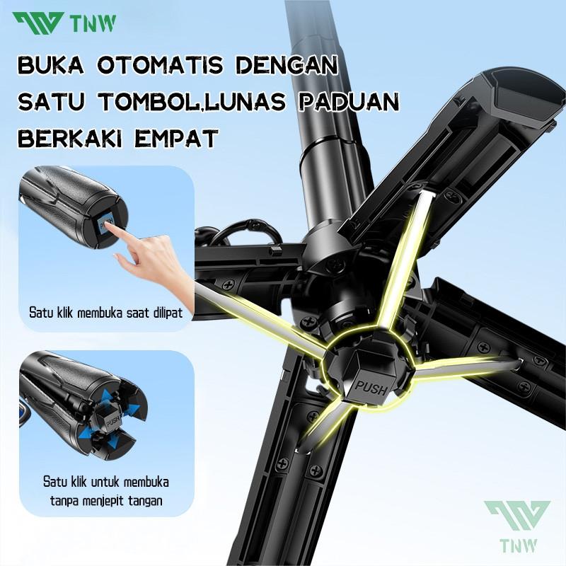 TNW T26 Mini Selfie Stick 3 In 1 Extendable Grip Tripod Portable Tongsis Tripod Bluetooth Remote Control Dan Lampu Foto Video TNW T26 Mini Selfie Stick 3 In 1 Extendable Grip Tripod Portable Tongsis Tripod Bluetooth Remote Control Dan Lampu Foto Video