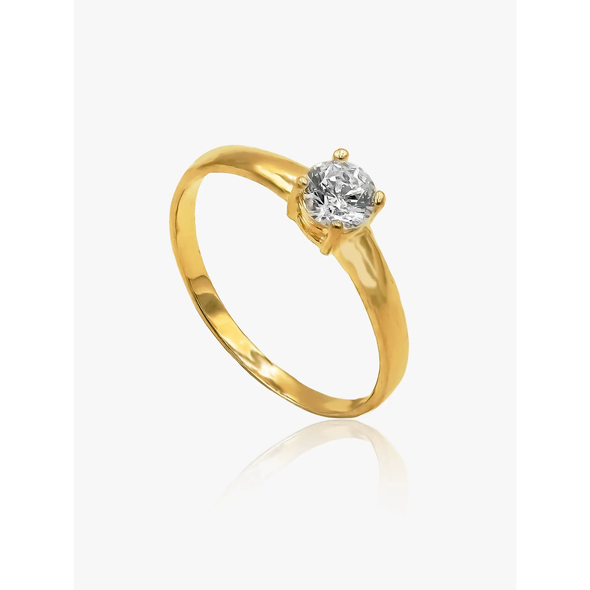 916 Gold Elegant Tiara Ring
