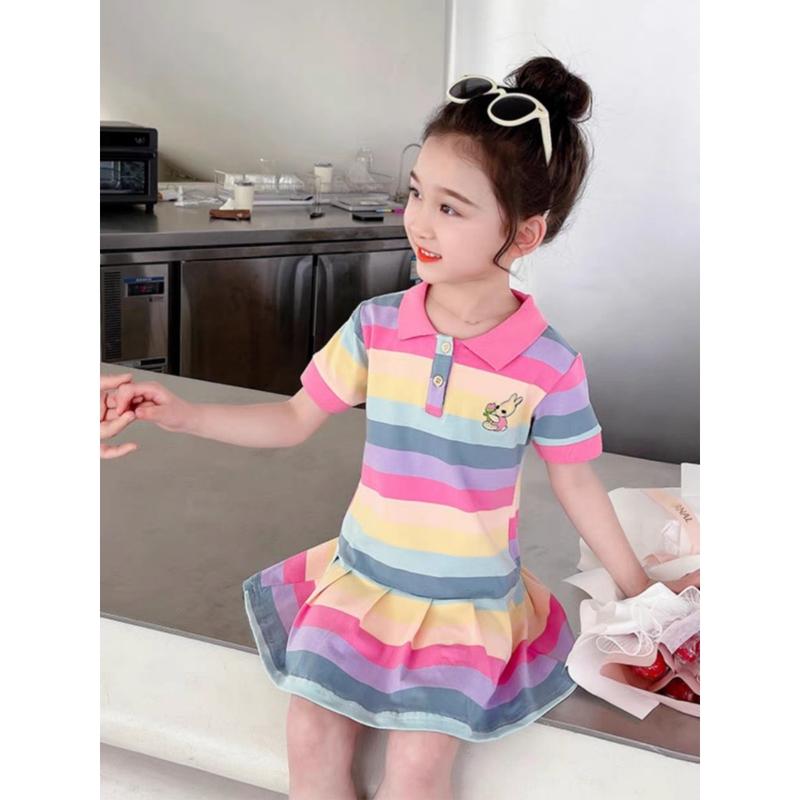 Váy cầu vồng mùa hè dành cho bé gái sz 9- 35kg váy đầm bé gái mùa hè quần áo bé gái