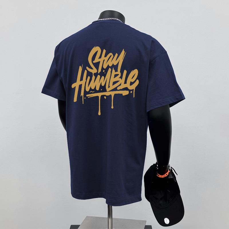 Áo Thun Nam ngắn Tay Thiết Kế Chữ Cái Đơn Giản, 100% Cotton, In Cổ Điển Áo Cổ Thuyền Unisex Menswear 5