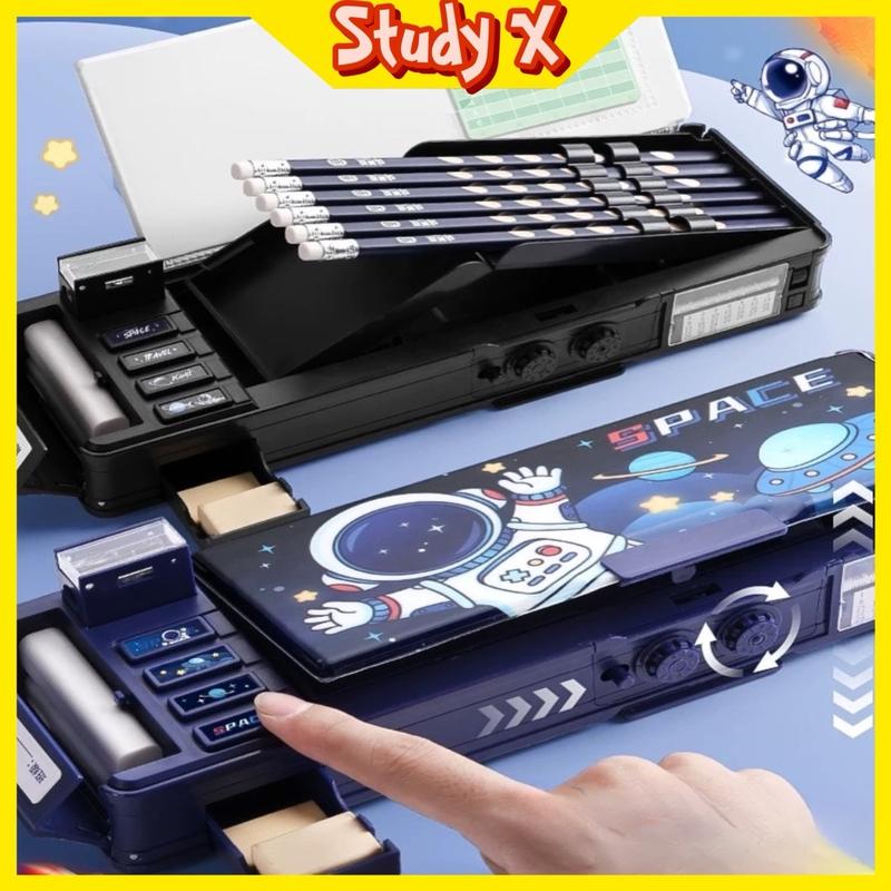 Hộp Bút Đa Năng 2024 Bấm Tự Động Nhiều Mẫu Dễ Thương