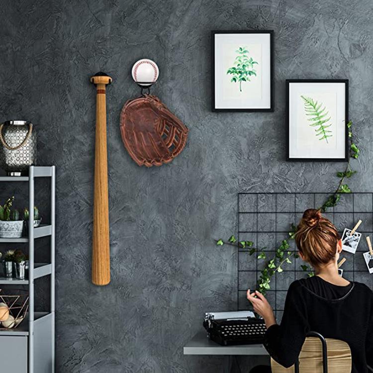 Product Introduction of Shein Amazon Cross-Border Hot-Selling Wall-Mounted Baseball Storage Rack Golf Baseball Storage Rack Display Rack 7