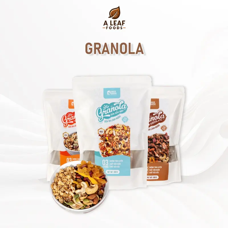 Granola hạt ngũ cốc Baker Baking, không đường healthy, eatclean 1